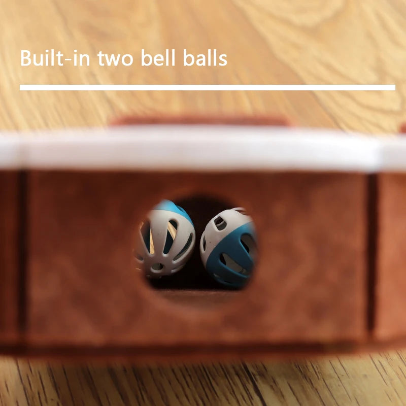 Juguete rompecabezas para gatos Booteely, caja de fieltro para hacer ejercicio con pelota, para deportes de interior, entretenimiento, caza, juguetes para gatos de interior.